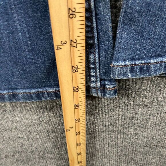 Levis 524 Jeans Womens 13 Blue Super Low Rise Denim Ladies 90s Ranch Boho Hippie - Picture 10 of 11